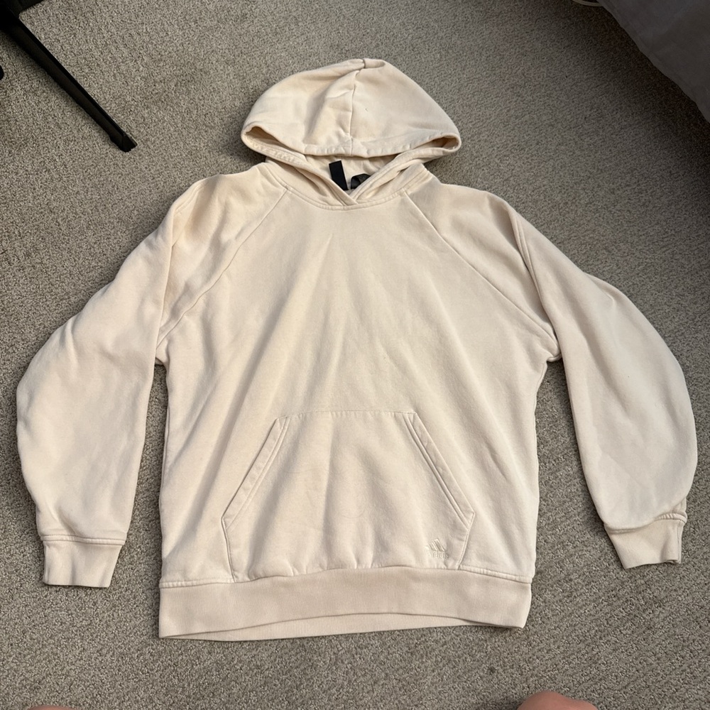 Adidas Cream Sweatshirt Classic Pullover